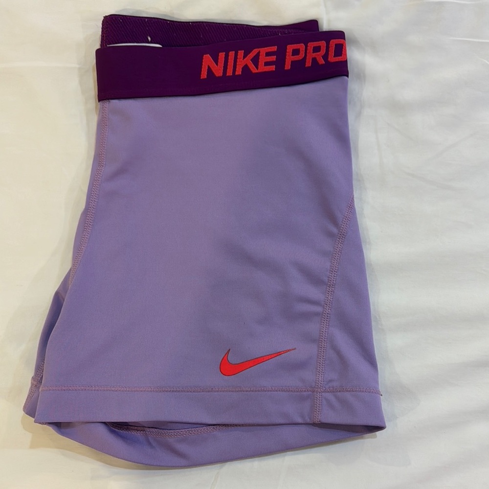 Nike Women's Purple Pro Shorts
